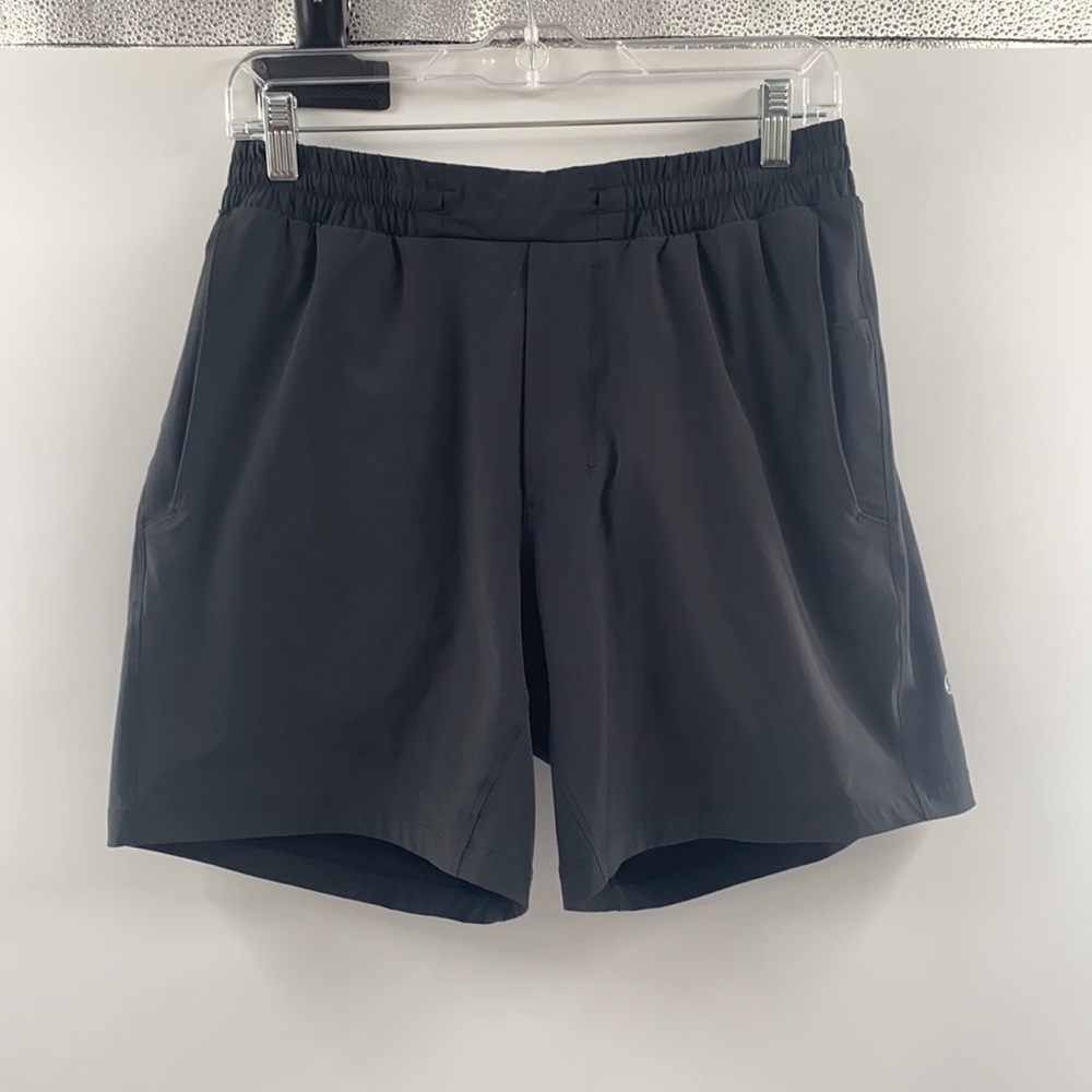 Lululemon black swim trunks/workout shorts size medium